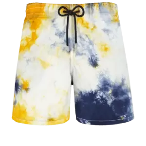 Men Swim Shorts Tie & Dye - Moorea - Blue - Size S - Vilebrequin