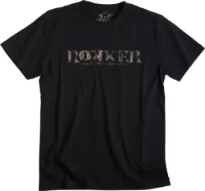 Rokker Vintage T-Shirt, Black Size M black, Size M