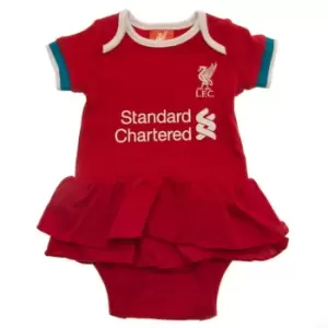 Liverpool FC Baby Tutu Skirt Bodysuit (9-12 Months) (Red/White)