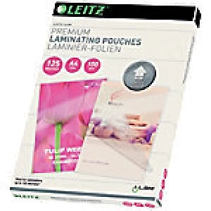 Leitz Laminating Pouches Glossy 2 x 125 (250 Micron) A4 100 Pieces