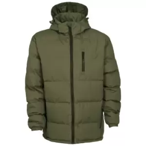 Trespass Mens Clip Padded Jacket (L) (Moss)