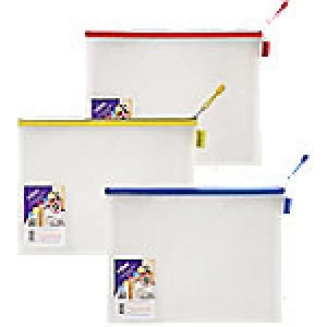 Snopake Zip Bag Transparent Foolscap 36.22.827.7 cm