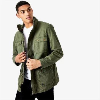 Jack Wills Brockhall Field Jacket - Olive