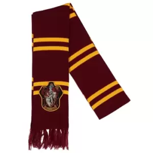 Harry Potter Gryffindor Winter Scarf (One Size) (Maroon/Gold)