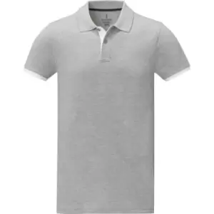 Elevate Mens Morgan Short-Sleeved Polo Shirt (XS) (Heather Grey)