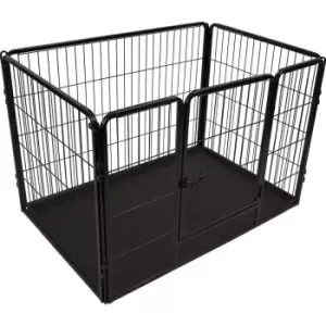 Flamingo Dog Kennel Kazan M 109X72X72cm Black