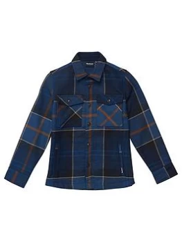 Barbour Boys Tartan Overshirt - Midnight Tartan, Midnight Tartan, Size 8-9 Years