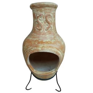 Charles Bentley Large Terracotta Clay Chiminea