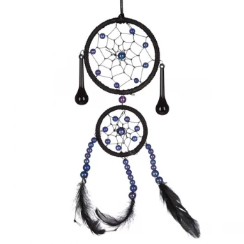 Decorative Woven Black Dreamcatcher