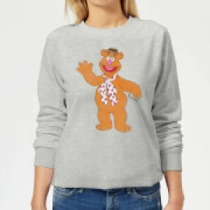 Disney Muppets Fozzie Bear Classic Womens Sweatshirt - Grey - XS