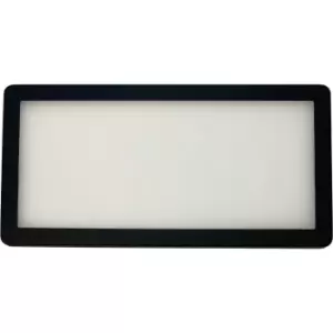 3x MATT BLACK Ultra-Slim Rectangle Under Cabinet Kitchen Light & Driver Kit - Natural White Diffused LED