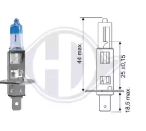 DIEDERICHS Light Bulbs H1 LID10065 Bulb, headlight VW,AUDI,MERCEDES-BENZ,Golf IV Schragheck (1J1),POLO (9N_),PASSAT Variant (3B6)