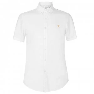 Farah Vintage Farah Brewer Short Sleeved Shirt Mens - White 104