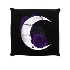 Requiem Collective Lunar Mandala Filled Cushion (One Size) (Black)