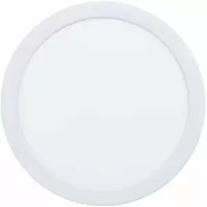 Loops - Wall / Ceiling Flush Downlight 216mm White Round Spotlight 16.5W 3000K led