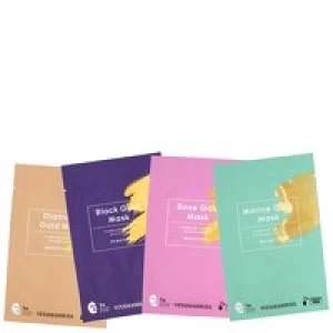 Vitamasques Sheet Face Mask Gold Collection Bundle x 4