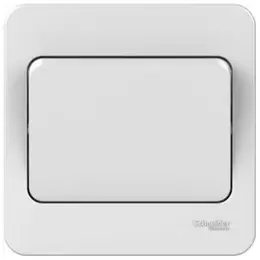 Schneider Electric Lisse White Moulded - Single Wide Rocker 2 Way Light Switch, 10AX, GGBL1012W, White, Pack of 10