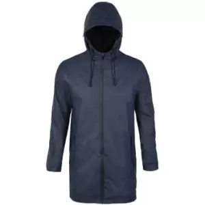 NEOBLU Mens Antoine Wax Parka (M) (Night Blue)