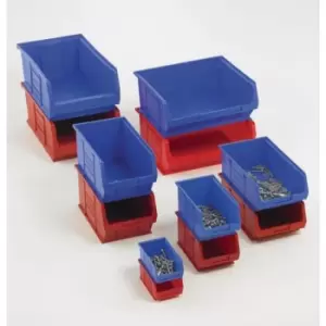 Slingsby Standard Small Parts Storage Bins - 350x205x182 Red - Pack 10