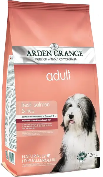 Arden Grange Adult Salmon and Rice Dog Food 12kg