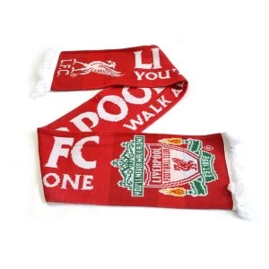 Liverpool Gold Standard 2018 Jacquard Knit Scarf