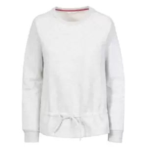 Trespass Womens/Ladies Gretta Marl Round Neck Sweatshirt (M) (Pale Grey)