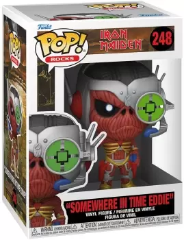 Iron Maiden Somewhere in Time Eddie Rocks (Chase Edition moglich!) Vinyl Figur 248 Funko Pop! multicolor