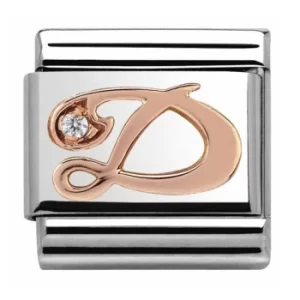 Nomination CLASSIC Rose Gold Letter D Charm 430310/04