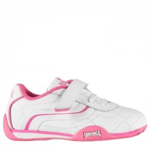 Lonsdale Camden Infants Trainers - White/Cerise