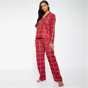 I Saw It First Family Ladies Christmas Nightwear Set - Red