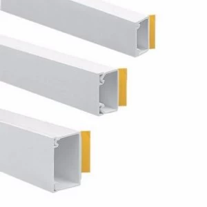 Zexum 11mm x 8mm Self Adhesive Mini Trunking - 2m