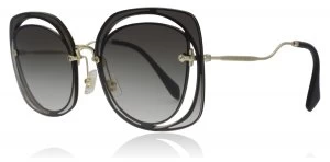 Miu Miu MU54SS Sunglasses Black 1AB0A7 64mm