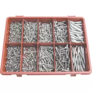 Pozi Countersunk Wood Screw Kit A2 AVG-625PC