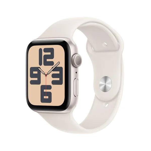 Apple SE - 44mm Apple Watch in Starlight Sport Band S/M