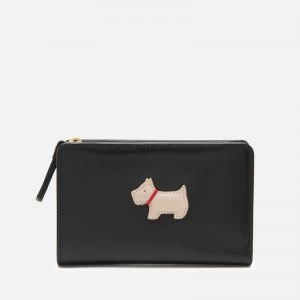 Radley Womens Heritage Radley Medium Bifold Purse - Black