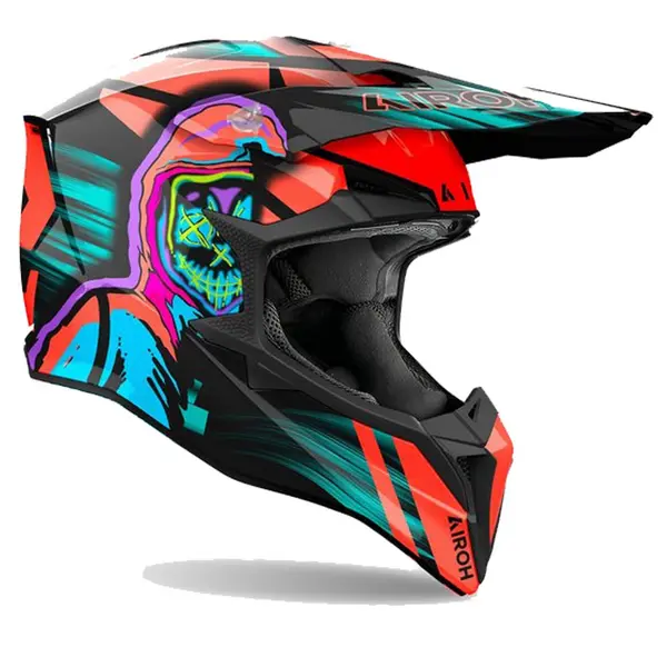 Airoh Wraaap Cyber Orange Offroad Helmet S