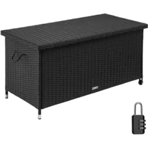 Tectake - Garden storage box Kiruna - Outdoor furniture cushion storage 120x55x61.5cm, 270l - outdoor storage box, bench garden storage, outside