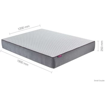 Paradise Mattress - Cool Gel Pocket Sprung Pressure Sensitive - 4ft Small Double 120cm - Sleepsoul