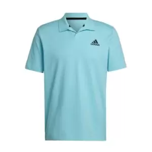 adidas Clubhouse 3-Bar Tennis Polo Shirt Mens - Blue