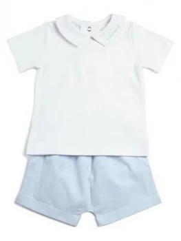 Mamas & Papas Woven Short & Tee Set Baby Boys