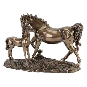 Naturecraft Bronze Figurine - Horse & Foal