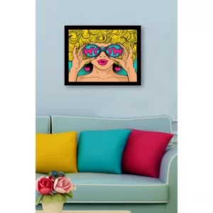 SC1031 Multicolor Decorative Framed MDF Painting