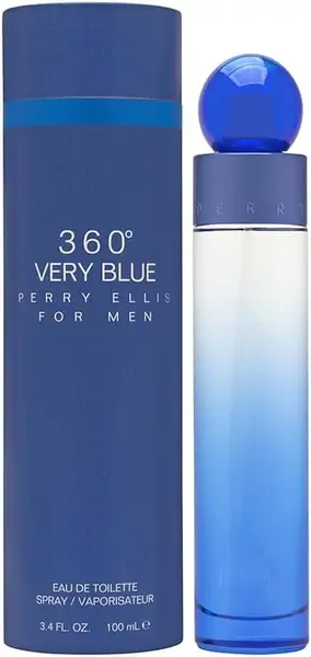 Perry Ellis 360 Very Blue For Men Eau de Toilette For Him 100ml