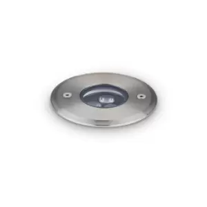 Ideal Lux LED Outdoor Recessed Floor & Decking Light Steel IP67, 3000K