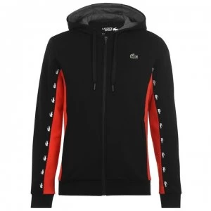 Lacoste Tape Zip Hoodie - Noir