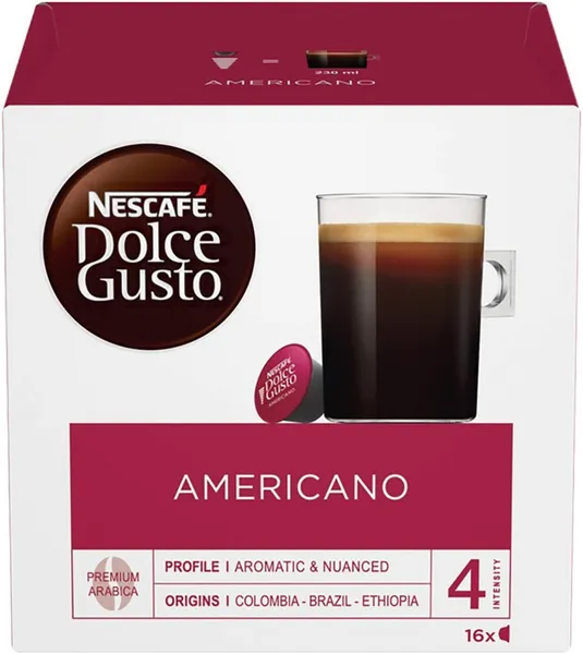 Nescafe Dolce Gusto Americano Coffee 16 Capsules