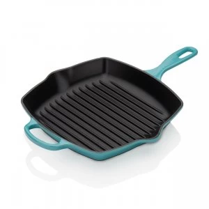 Le Creuset Square Grillit 26cm Teal