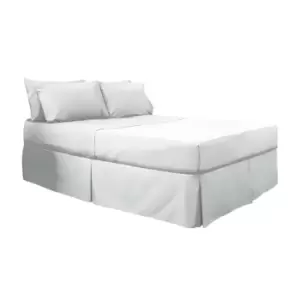 Belledorm 200 Thread Count Egyptian Blend Platform Valance (Double) (White)