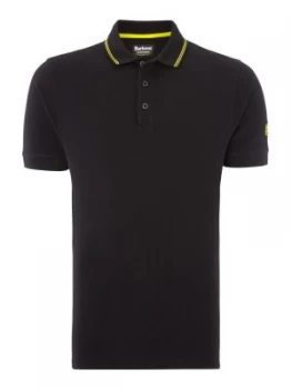 Mens Barbour International Polo Shirt Black