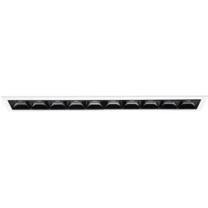 Ideal Lux 10 Light Recessed Downlight Black, 4000K, 21W